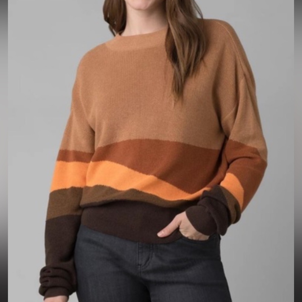 prana Desert Road cotton sweater - size small